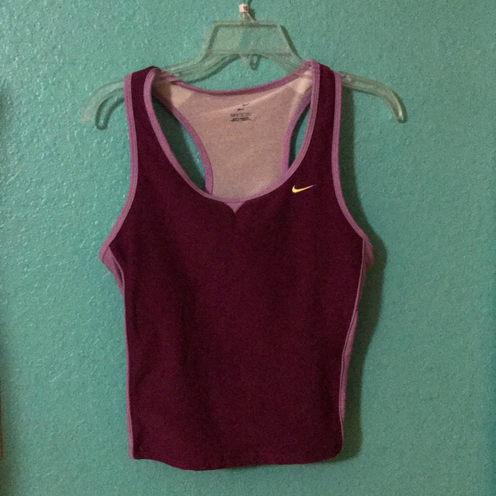 purple Nike tank
